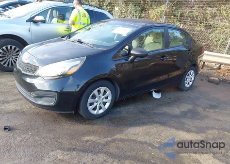 2012 Kia Rio Lx из США, поврежденный, VIN KNADM4A35C6045651